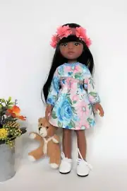 Meily with a Teddy Bear (Las Amigas Paola Reina)
