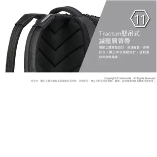 AT美國旅行者 AMERICAN TOURISTER 筆電後背包/電腦包17吋SEGNO 2.0商務減壓USB插孔_黑