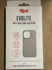 Case For iPhone 13 Pro - Evo Lite Drop Protection Shockproof Cover Grey Tech21