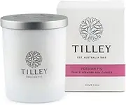 Tilley Classic White Persian Fig Soy Candle, 240 g/45 Hour