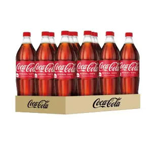 【Coca-Cola 可口可樂】寶特瓶1.25L x12入/箱