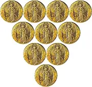 The Archangel Saint Michael Challenge Coin for Christian Protection and Strength (Pack of 10)