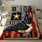 US Army American Flag polyester Bedding Set: s, Comforter, Duvet Cover