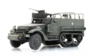 HO Roco Minitanks Patton's 3rd Half Track #A1844.6870436 Plus Parts Hand Painted