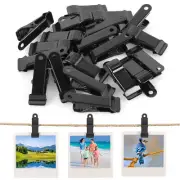 20X Black Metal Mini Clamps Spring Clamp Alligator Clips Alligator Clamp New