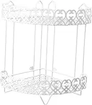 Luxshiny Bathroom -Mounted Iron Shelf Multi-Layered Storage Traceless Triangle Shelf Home Organization 31x20.5x20.5cm
