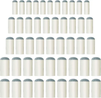 50 Pieces 4 Sizes Pool Cue Tips Slip-On Billiard Cue Tips 9 Mm 10 Mm 12 Mm 13 M