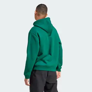 adidas 上衣 男款 長袖上衣 帽T 運動 三葉草 亞規 GRF HOODIE 綠 IS1412