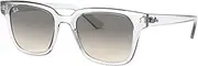 [Ray-Ban] Non Polarised Sunglasses, RB4323, Transparent & Light Grey Gradient, 51mm