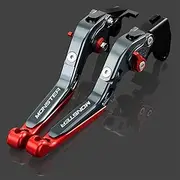 WILRAY Motorcycle Extendable Brake Clutch Levers Accessories for D&ucati Monster 1200 / S/R 2014 2015 2016 2017 2018 MONSTER1200