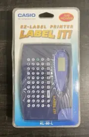 Casio EZ Label Printer KL-60-L Thermal Black and White Tape Included NIB