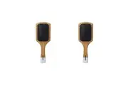2x Toni & Guy Bamboo Paddle Brush Hair Styling Care Accessories Tools Set