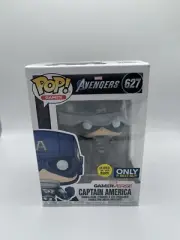 Funko POP! GID Best Buy Marvel Avengers Gamerverse Captain America 627 NEW!