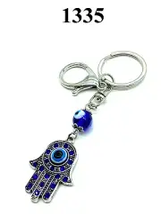 Hamsa Hand Dangle Evil Eye Key Chain for Protection #1335