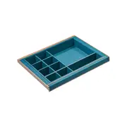 HIGOLD B Series Pull Out Wardrobe Drawer Storage - Fits 600mm Cabinet - Multiple Sections - Teal Finish