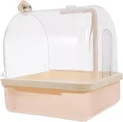 DRESSOOS Automatic Bathing Bathing Basin Swings for Parrots Rope Conure Perches for Parakeets Cage Cleaner Birdhouse Camera Chicken Bedding for Coop