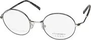 [Marius Morel 1880] 60072m Eyeglass Frame/Glasses Stainless Steel Round Shape Lens