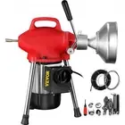 Heavy Duty Drain Cleaning Machine 0.75 to 4 Inch Pipe Cleaner 66ft Galvanized