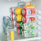 Fridge Beer Storage Food Container Refrigerator Dispenser Rack Rolling Cans