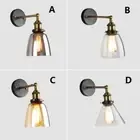 Indoor Wall Light Bedroom Swing Arm Wall Lamp Wall Sconce Home Glass Wall Lights