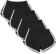 1/2/3/4PC Shorts for Women 2024 Summer Casual Workout Yoga Shorts Running Athletic Dolphin Beach Sports Shorts