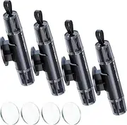 Safe Hammer Car Window Breaker, 2 in 1 Car Window Breaker and Seat Belt Cutter, Multifunctional Auto Glass Breaker, Car Hammer Seatbelt Cutter Emergency Escape Tool(4 Pack, Black)