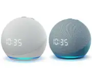 New Echo Dot with CLOCK Alexa Smart speaker All Colors + Ships ASAP