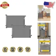 Retractable Child Safety Gate - 33” High, 55” Adjustable - Indoor/Outdoor Use