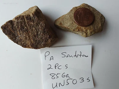2 Pennsylvania Sandstone Sand Stone Mineral Stone rock pebble Specimen total 85g