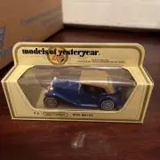 1978 MATCHBOX LESNEY MODELS OF YESTERYEAR 1:35 SCALE Y-8 BLUE 1945 MG TC NEW