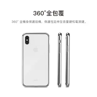 北車 捷運 Moshi Vitros for iPhone X 超薄 透亮 保護 背殼 iphone 10 ip10