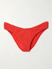 [MARA HOFFMAN] MARA HOFFMAN - Cece Recycled-popcorn Bikini Briefs - Red - x small x small Red