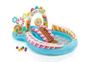 Intex Candy Zone Play Center Inflatable Pool with Water Slide for Kids