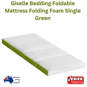Giselle Bedding Foldable Mattress Sleep Over Camp Play Rest Folding Bed-Green
