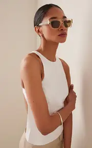 [Gucci] Fashion Show Oversized Acetate Sunglasses
