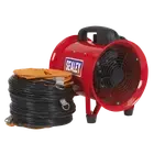 Portable Ventilator Ø200mm with 5m Ducting - Sealey VEN200 New