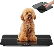 Bonvoisin Pet Scale 220lb x 0.02lb, Dog Scale for Medium Dogs with Rubber Mat 27.1” x 12.9”, Animal Scales for Weighing, Veterinary Scale with 3 Weight Units