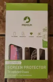 NEW Sealed Premium Clear Privacy Tempered Glass Screen Protector Iphone 10 11...