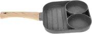 PartyKindom 1Pc Non Stick Egg Frying Pan Omelette Maker Versatile Kitchen Tool for Home Restaurant Premium with Comfortable Grip for Pancakes Omelets