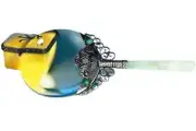 (D) Judaica Magnifying Glass with Jade Handle 'Star of David' for Reading