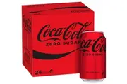 Coca - Cola Zero Sugar Soft Drink Multipack Cans 24 X 375ml