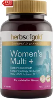 Herbs of Gold Women'S Multi plus Grapeseed 12000 30 Tablets, 30 Count