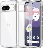 MEZON Ultra Slim Premium Crystal Clear Case for Google Pixel 8 (6.2”) – TPU Gel Back Case, Shock Absorption, Wireless Charging Compatible (Pixel 8, Gel)