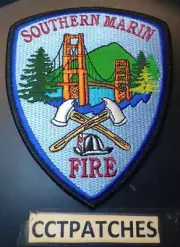 SOUTHERN MARIN, CALIFORNIA FIRE DEPARTMENT PATCH CA