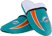 FOCO NFL Mens Team Logo Sherpa Slippers