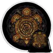 Oriental Turtle Beach Towel