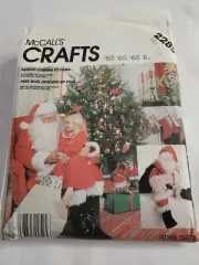 McCall’s Pattern 2289 Santa Costume Doll and Sack Size 38 - 40 1985 UNCUT