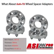 4PCS 20mm 5Stud 5x112 Wheel Spacers Adapters For AUDI A4 A5 A7 S5 Q5 RS5.