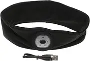 2Pcs Rechargeable LED Headbands Sweat Running Headlamp for Outdoor Activities Unisex Fitness Hairband for Hiking Camping Dog Walking and Night