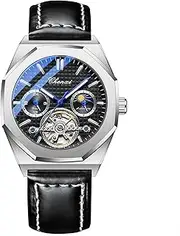 [DAXIAOYU] Tourbillon Mechanical Men Watch Waterproof Luminous Automatic Wristwatch Luxury Business Leather Watches